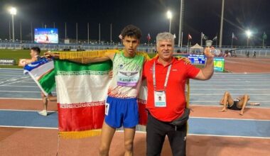 Iran’s Kamareh claims a gold in Asian U18 Athletics Championships
