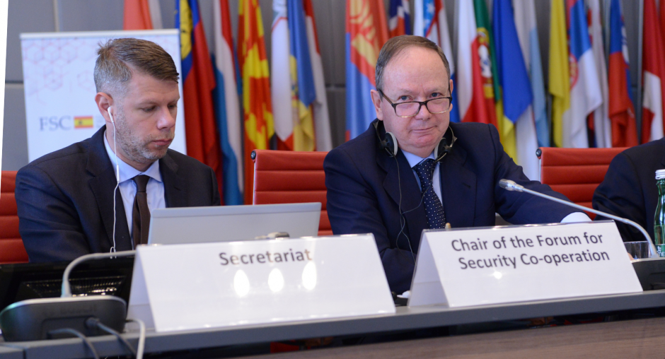Spain holds closing meeting as Chair of OSCE Forum for Security Co-operation