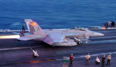US Navy Loses $60M Fighter Jet after falling overboard in Red Sea