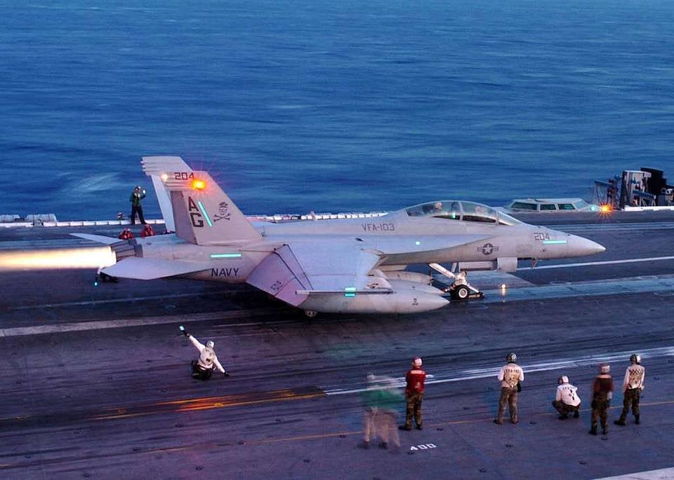 US Navy Loses $60M Fighter Jet after falling overboard in Red Sea