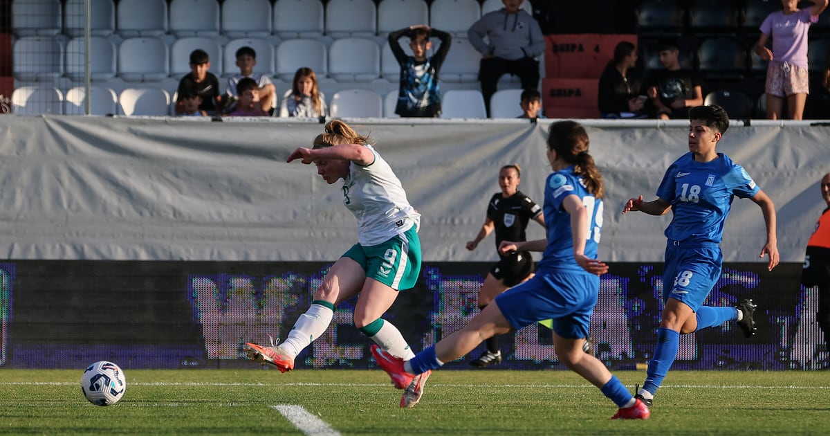Amber Barrett on target as Ireland hammer Greece with strong second-half display – The Irish Times