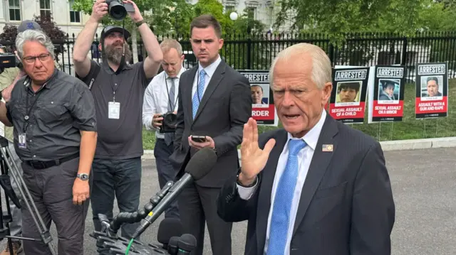 Pete Navarro at the White House