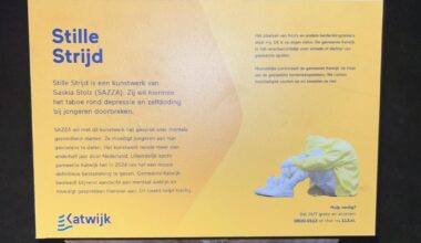 Monument in Katwijk, Zuid Holland.
