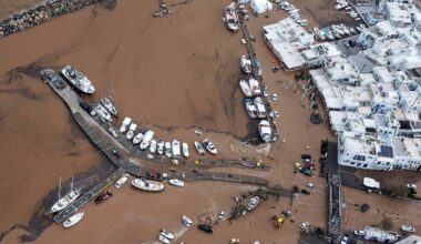 Greece: Horror as beautiful island left underwater by flash flooding | World | News