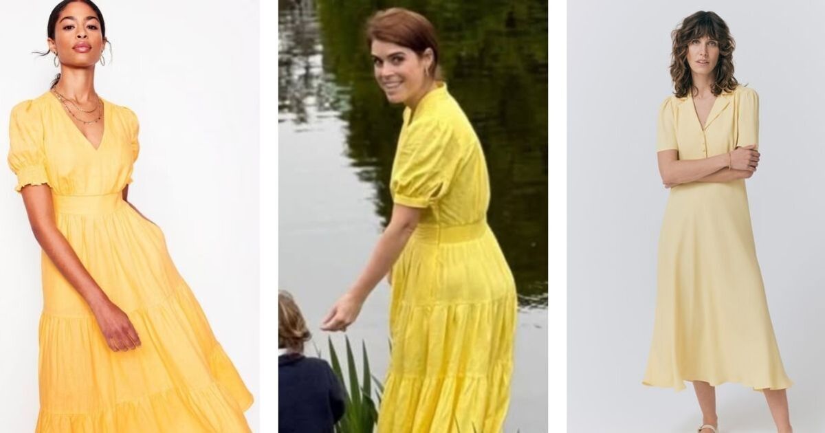 Recreate Princess Eugenie's yellow dress for less | Royal | News