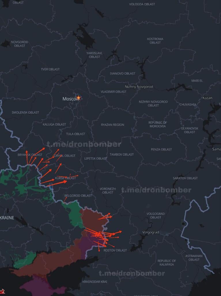 Today, Ukrainian UAVs are flying to destroy warehouses or factories in Russia