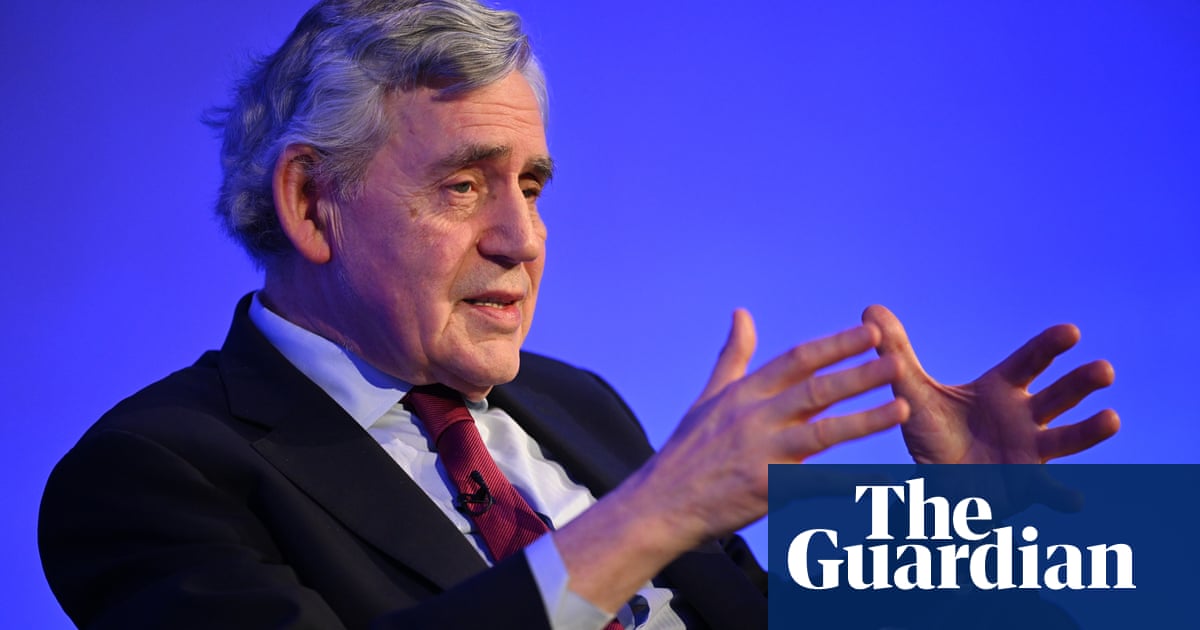 Gordon Brown accuses Trump of ‘weaponising’ global trade system | Trump tariffs