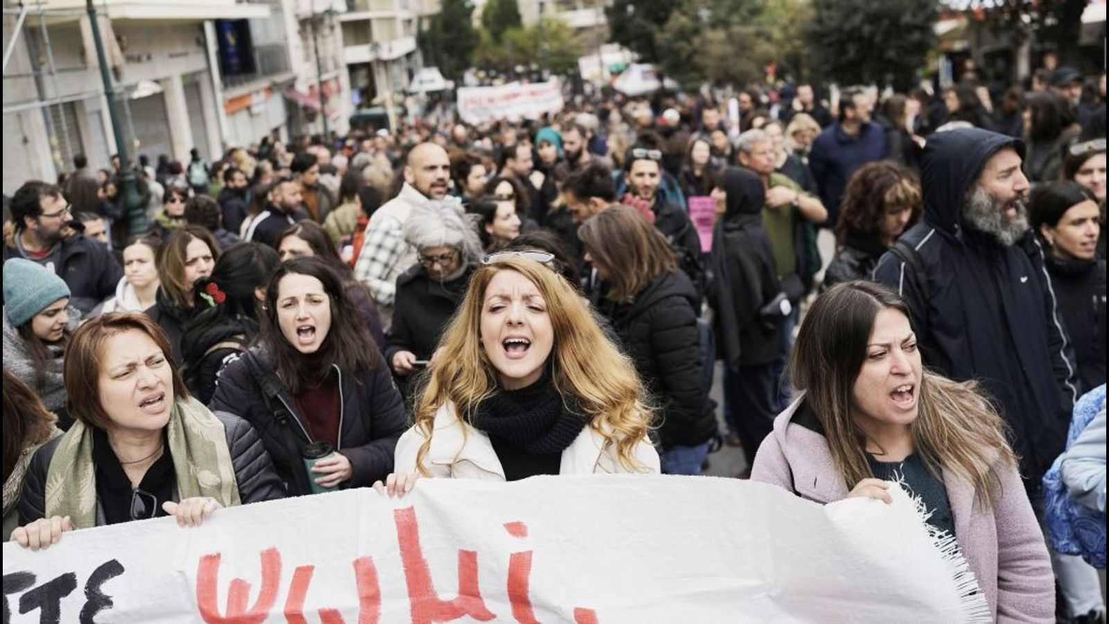 General strike in Greece to demand higher pay, end to austerity, and justice for Tempi rail crash victims