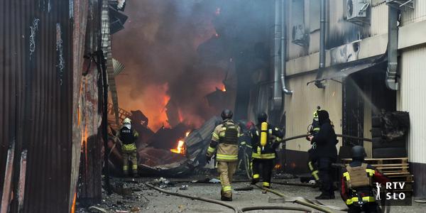 Rusi ponoči raketirali Kijev, Ukrajinci z letalniki napadli Kursk, Belgorod in Rostov