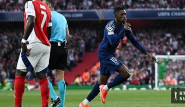 Dembele s hitrim golom v Londonu poskrbel za lepo prednost PSG-ja