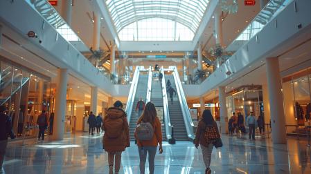 Imagen de un centro comercial generada con IA