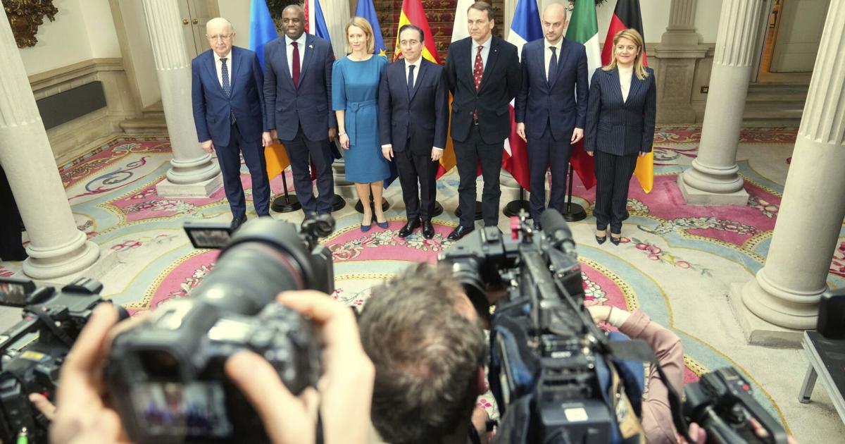 CORRECTION Spain G5+ Meeting | Nation/World