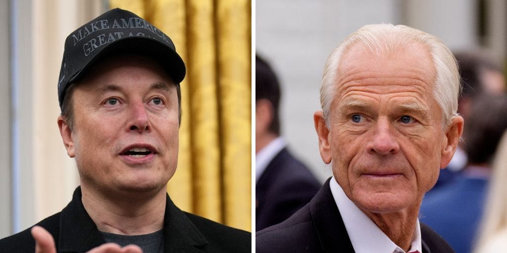 Elon Musk's Tariff Rift With Peter Navarro Is Getting Ugly