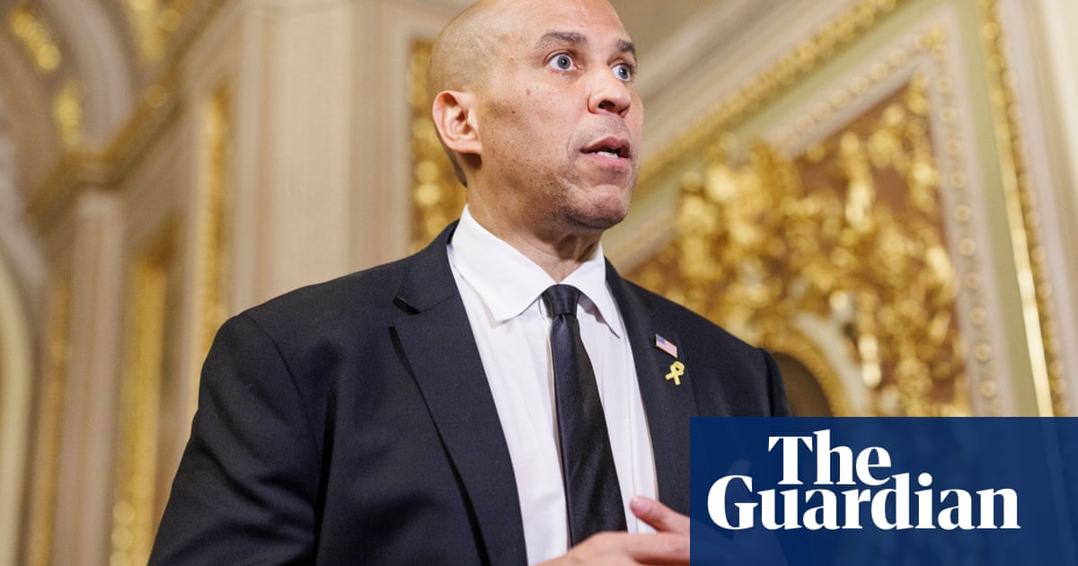 Booker makes a stand against Trump – and doesn’t stop for 25 hours | US politics