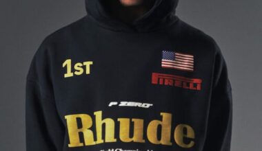 Rhude crée une collection capsule de vêtements avec Pirelli