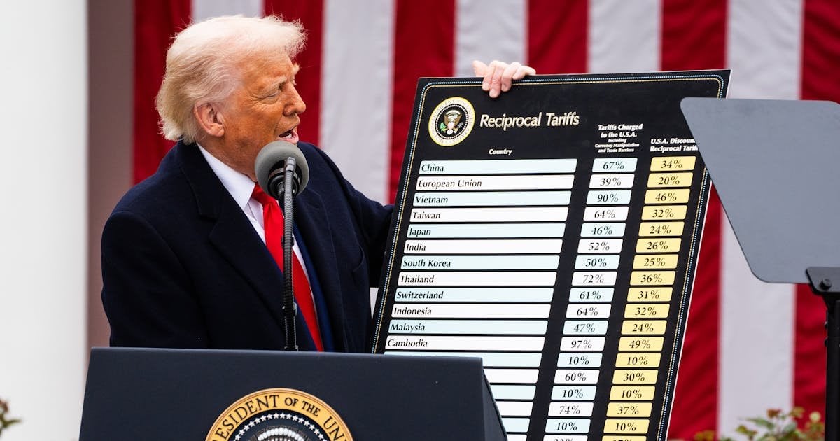 Here’s How Trump Calculated His Tariffs—and It’s Ridiculous