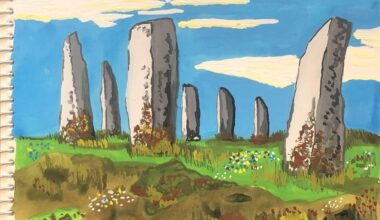 Did a painting of the Ring of Brodgar in Orkney