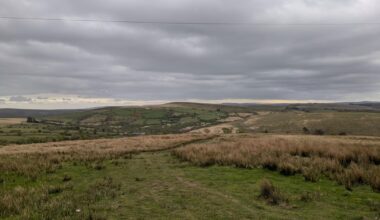 Wet walk Betwys mountains