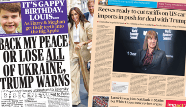 'Crimea is lost' and Reeves 'ready to cut tariffs'