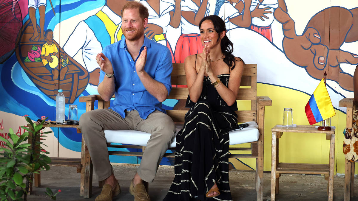 Harry and Meghan in 'happy bubble' and took secret family holiday to celebrate her new...