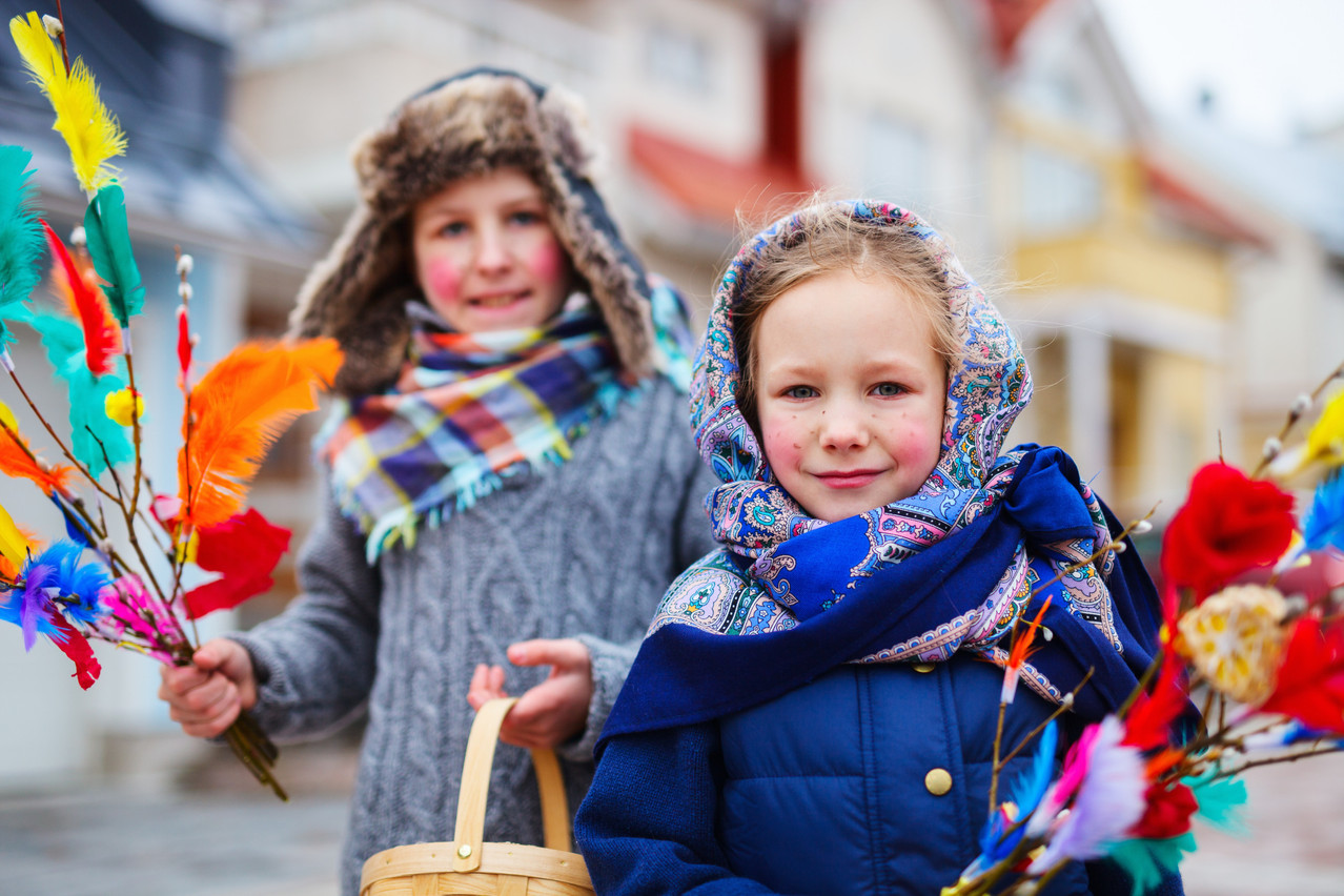 This little Finnish witch is going hunting not only for eggs, but also for sweets. Photo: Shutterstock