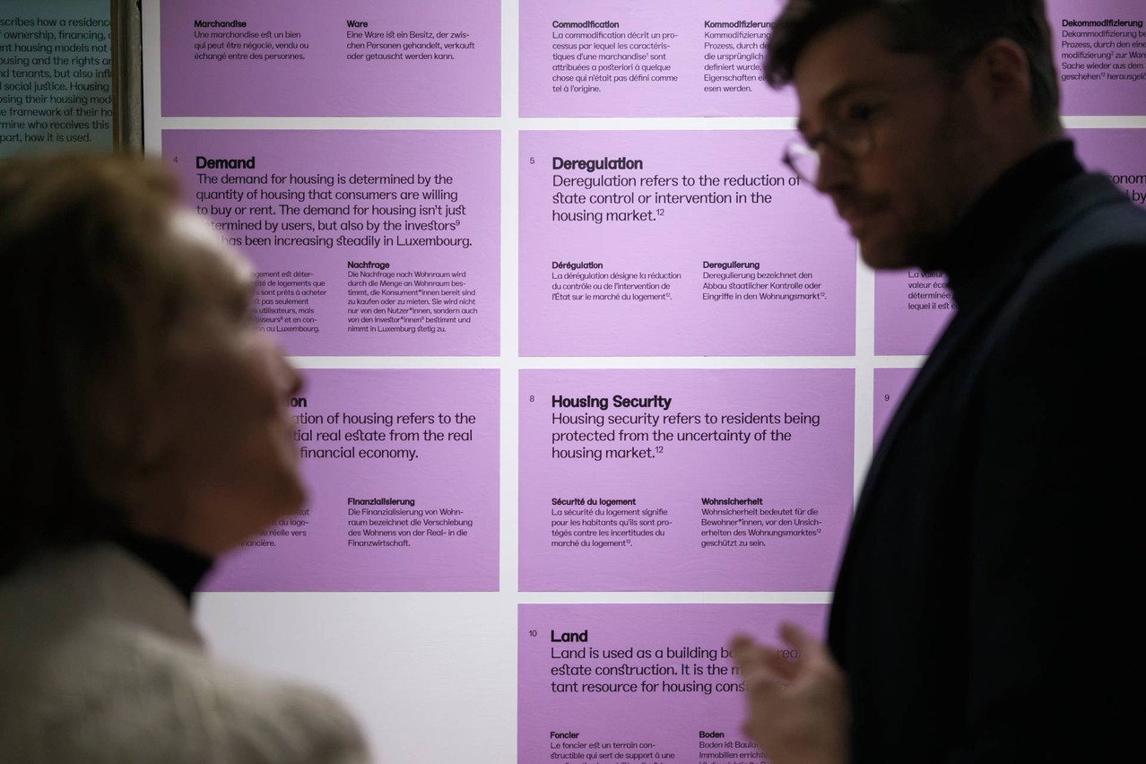 Several definitions are given in the exhibition to form a common vocabulary and knowledge base. Photo: Luca-Pancake! Photography