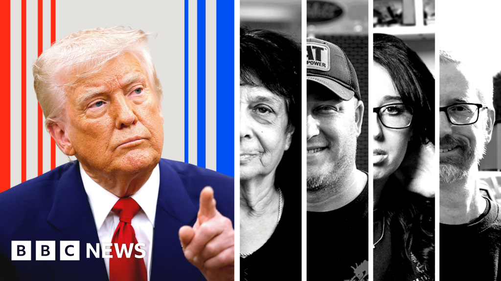 'Kicking butt' or 'going too fast'? Donald Trump voters reflect on 100 days