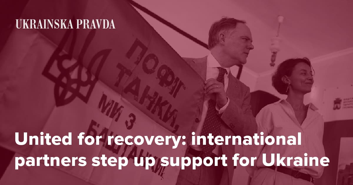 United for recovery: international partners step up support for Ukraine