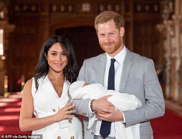 Despite Harry and Meghan having Archie, their first child, born earlier that year, the Queen decided she did not want a picture of them behind her for her Christmas broadcast