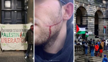 Man charged over 'attack' on Edinburgh University student at pro-Palestine protest