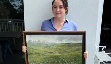 My oil painting inspired by hiking Pen-Y-Fan at sunrise. I also hand-made the frame 😊