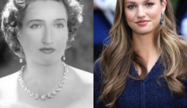 Leonor, Princess of Asturias and Her Great-Grandma Princess María de las Mercedes of Bourbon-Two Sicilies
