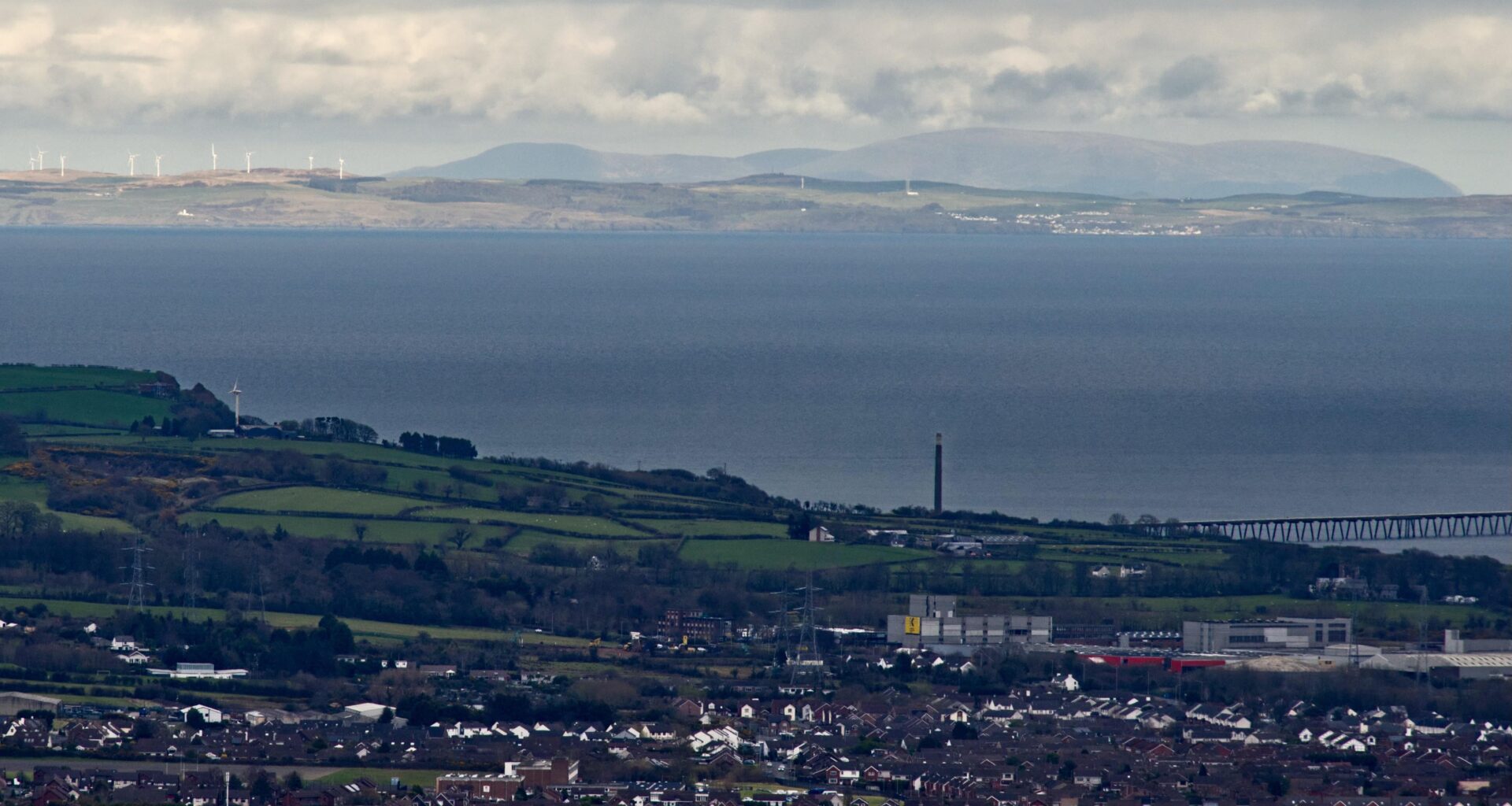 Scotland photographed from Carrickfergus