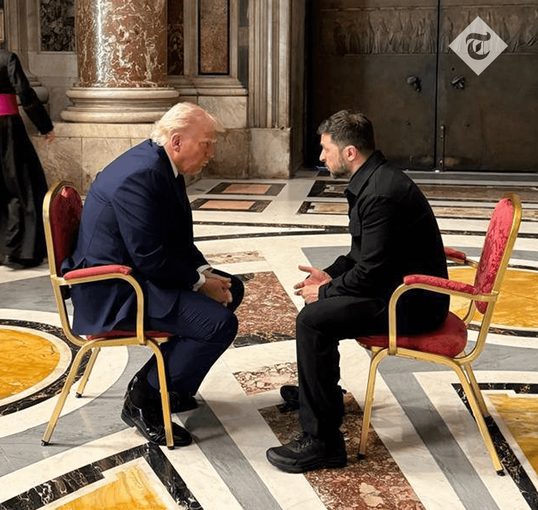 Zelensky and Trump hold meeting in St Peter’s Basilica