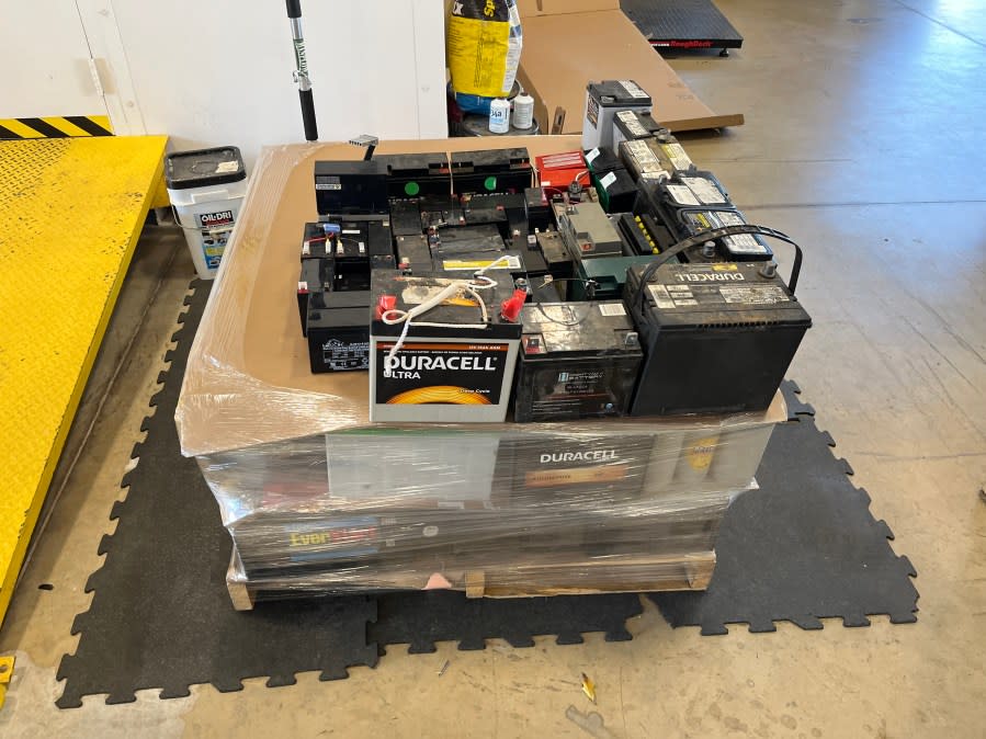 Items dropped off at facility