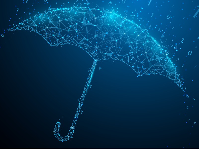 Digital insurance concept