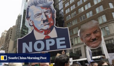 Thousands protest, as new round of anti-Trump rallies hits US cities