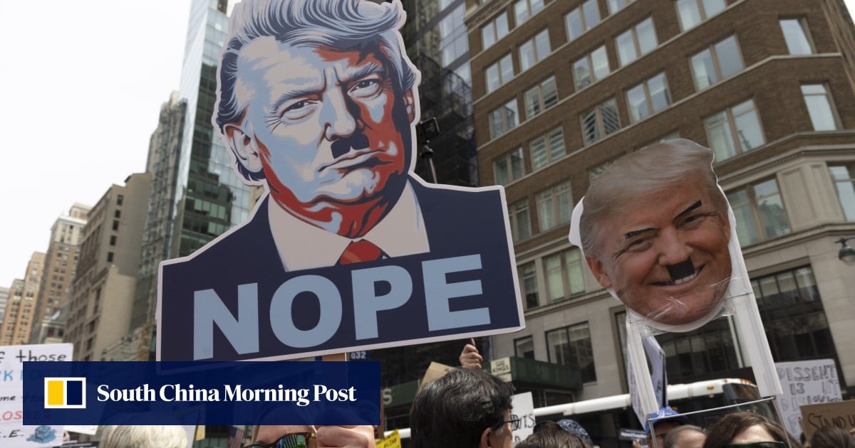 Thousands protest, as new round of anti-Trump rallies hits US cities