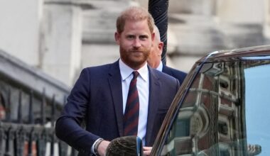 Prince Harry rushed out of UK court after fan outburst