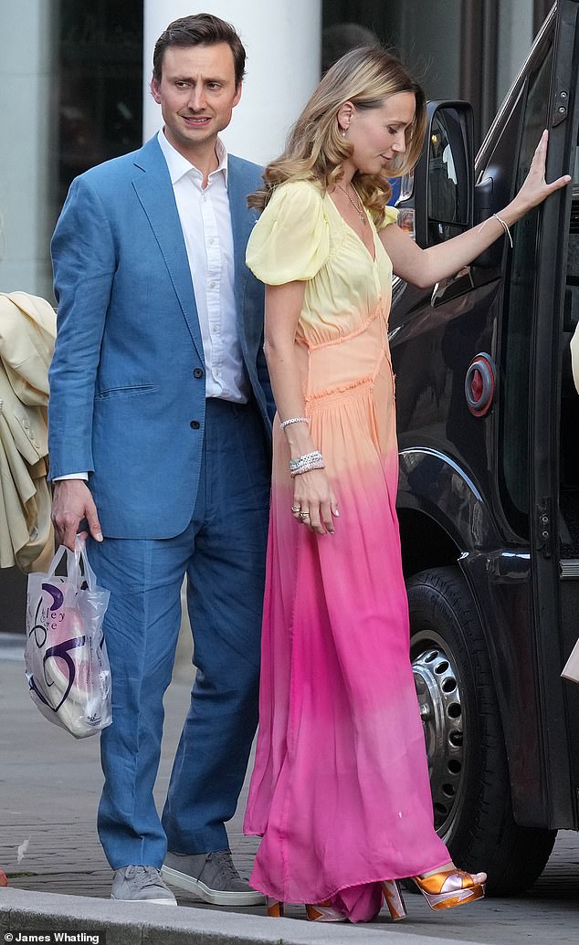 Charlie Van Straubenzee (pictured with his wife Daisy Jenks ) is a friend of Prince William and Prince Harry