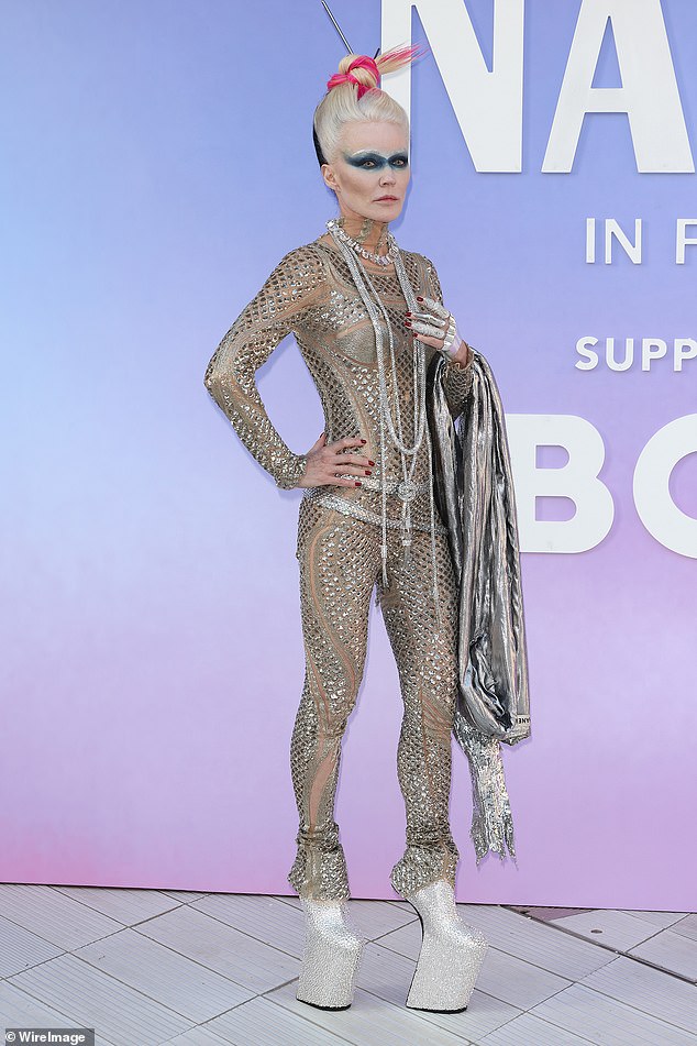Daphne Guinness attends the V&A Summer Party 2024 Celebrating "NAOMI: In Fashion"
