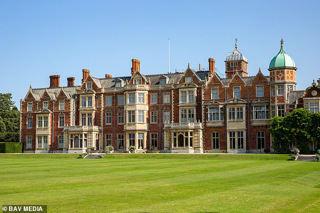 Visitors to the Sandringham Estate (pictured) can take part in a 'midsummer sound bath' in which they'll experience 'an array of instruments including drums, crystal bowls, chimes, gongs, tuning forks, Himalayan singing bowls, shakes, rattles, and many more'