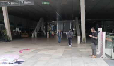 Apagón masivo en toda la Península ibérica, 12:45am (Foto de C.C Vialia, en Vigo)