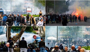 13 agenti feriti, idranti per disperdere ultrà. Mazze e tubi di ferro sequestrati
