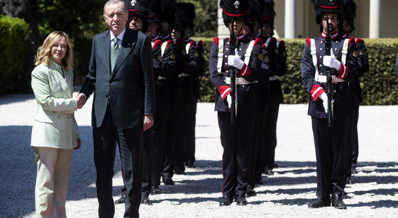 «Soddisfatta di accordi raggiunti tra Italia e Turchia». Il vertice con Erdogan a Villa Pamphili