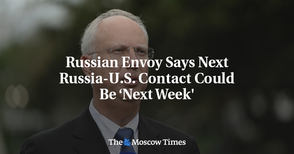 Russian Envoy Says Next Russia-U.S. Contact Could Be ‘Next Week'