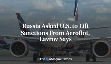 Russia Asked U.S. to Lift Sanctions From Aeroflot, Lavrov Says