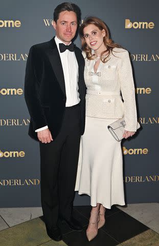 Dave Benett/Getty Edoardo Mapelli Mozzi and Princess Beatrice at Borne's Wonderland Gala on March 6, 2025 in London.