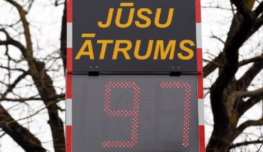Summer speed limits in force in Latvia / Article