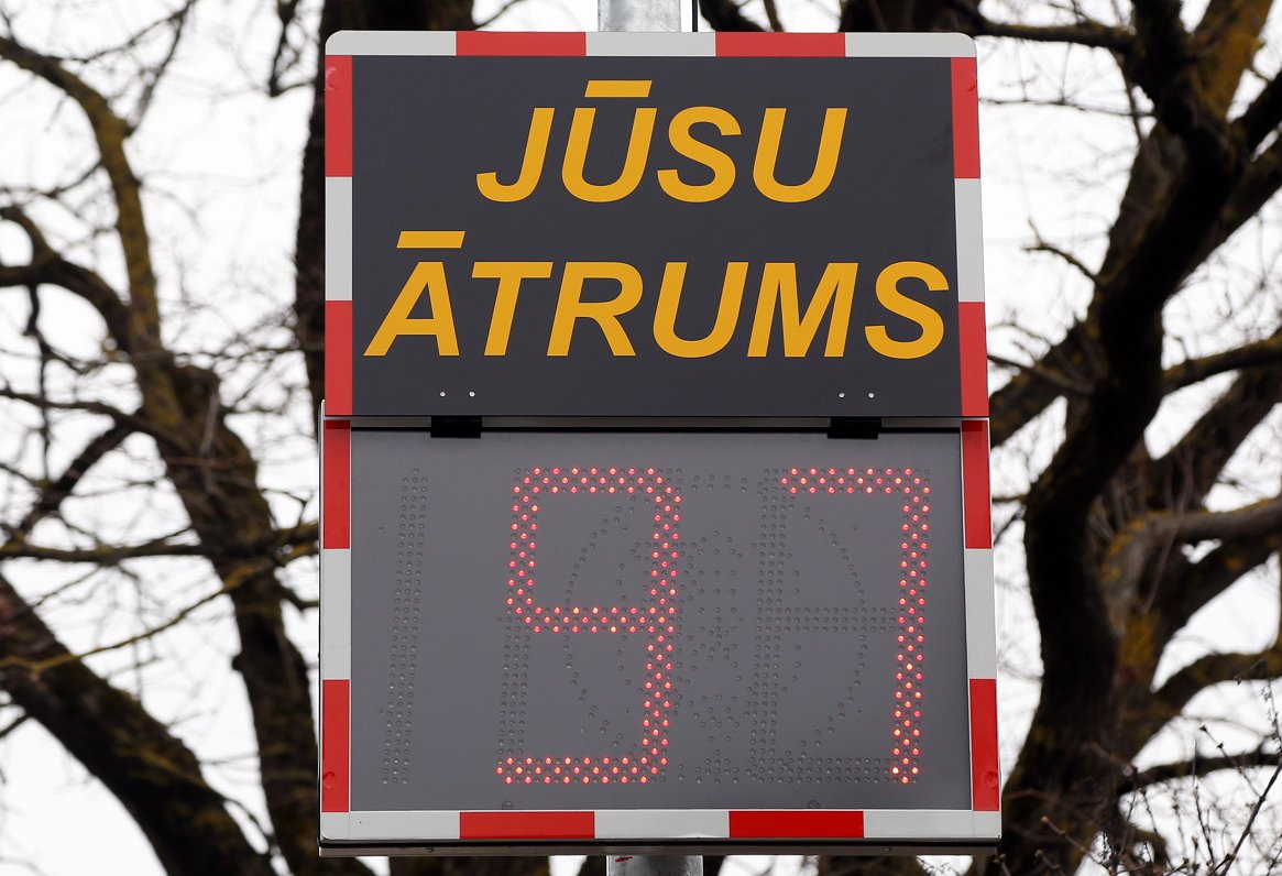 Summer speed limits in force in Latvia / Article